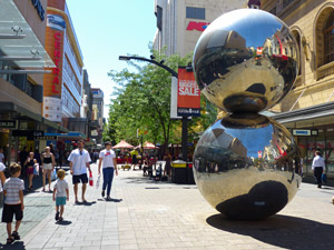 rue pietonne à adelaide